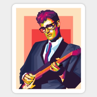 buddy holly Sticker